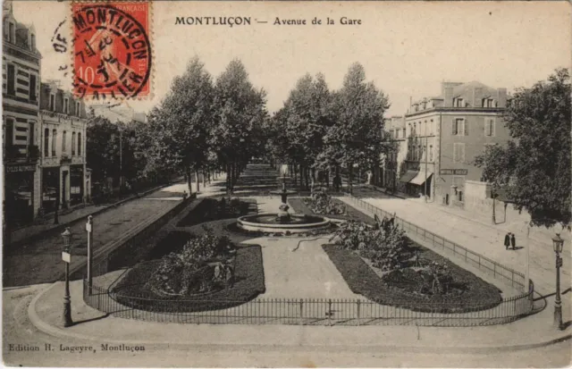 CPA MONTLUCON Avenue de la Gare (1220778)