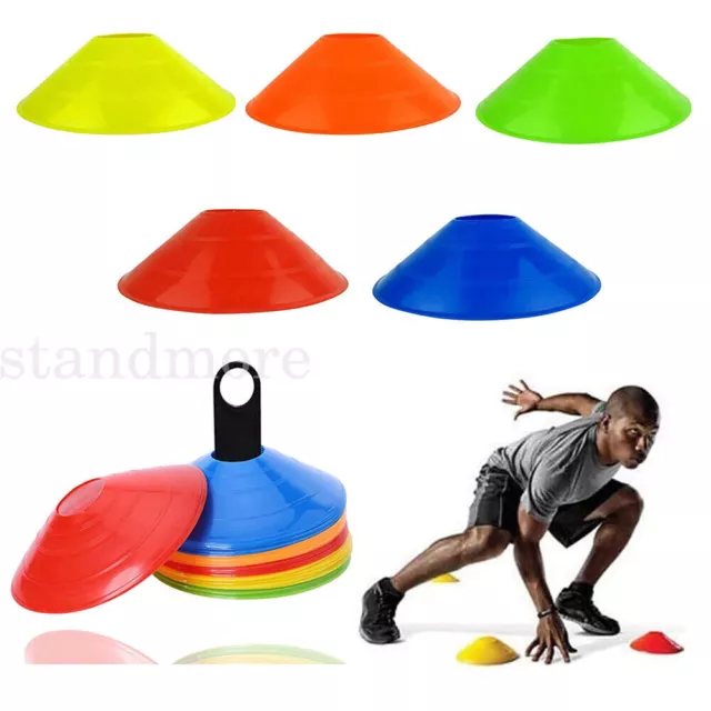 Football Cones Training Marker Sports Markers Disc Soccer Rugby Plastic sets