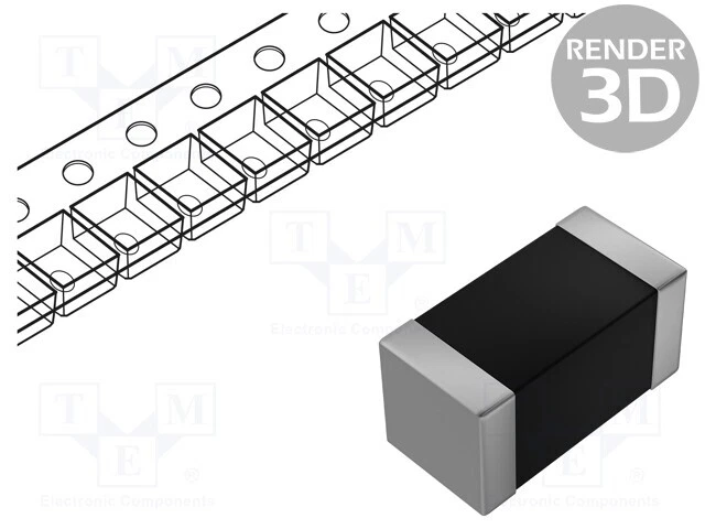 150A 0.4J Varistor: Metal Oxide 5.5VDC 1206 4VAC 3500pF SMD
