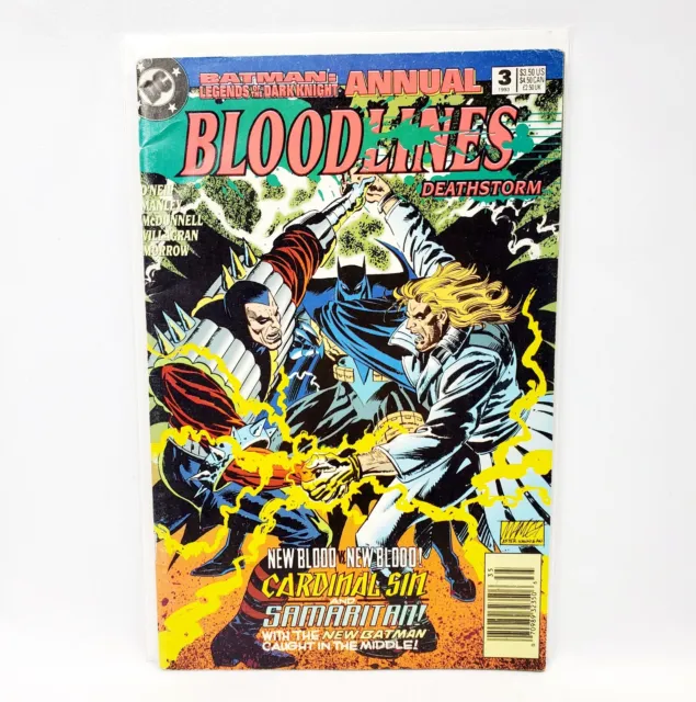 Bloodlines Batman Legends of the Dark Knight Annual #3 1993 DC Comics Boarded
