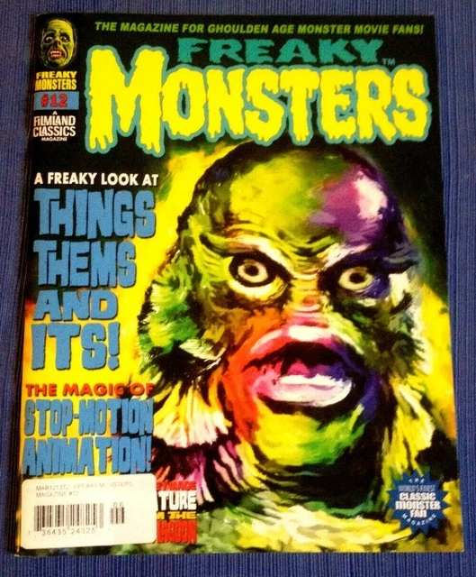 Freaky Monsters Magazine #12 - VG Plus Cond. - Very Rare Freaky Monsters Magazine #12 - VG Plus Cond. - Very Rare