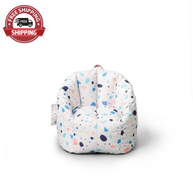 Big Joe Milano Kid'S Bean Bag Chair, Lenox 2Ft, Dolce Terrazzo