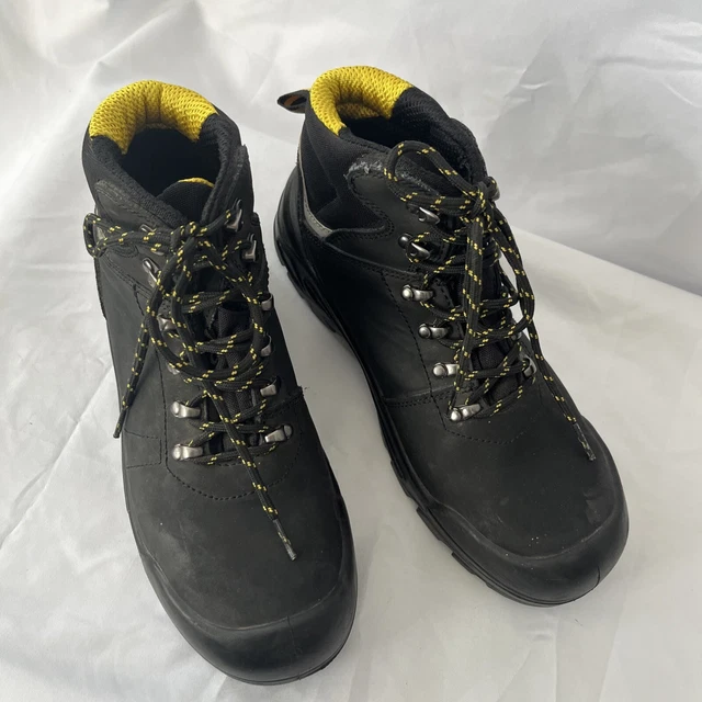 AMBLERS SAFETY BOOTS Size 8/42 Black Lace Up Ankle Boots Men’s £19.99