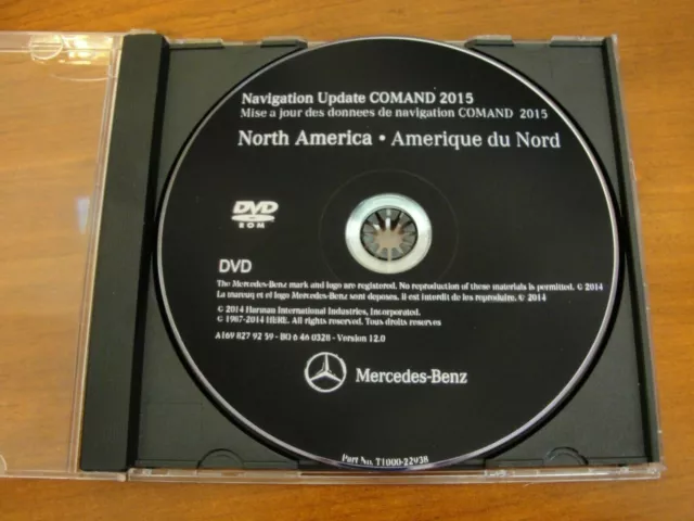 New Mercedes NTG2 (MCS II) Comand Aps North America v12 2015 Navigation DVD Maps