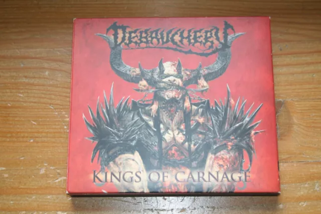 DEBAUCHERY-" KINGS OF CARNAGE" 2 x CD 1ST PRESS 2013 LIMITED EDITION DIGIPAK