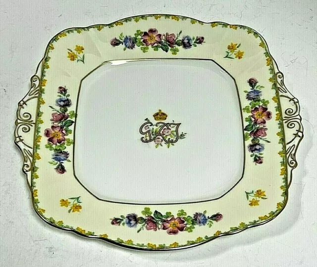 Paragon China King George Vi Queen Elizabeth Coronation Plate