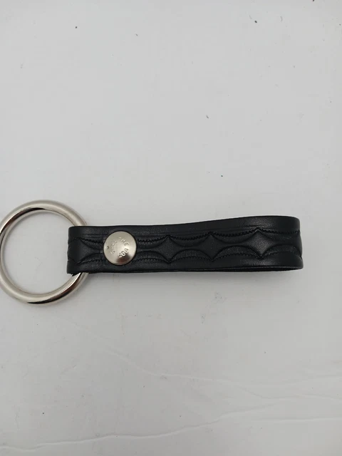 Gould & Goodrich B73W Leather Baton Ring Holder Police Security Black & chrome