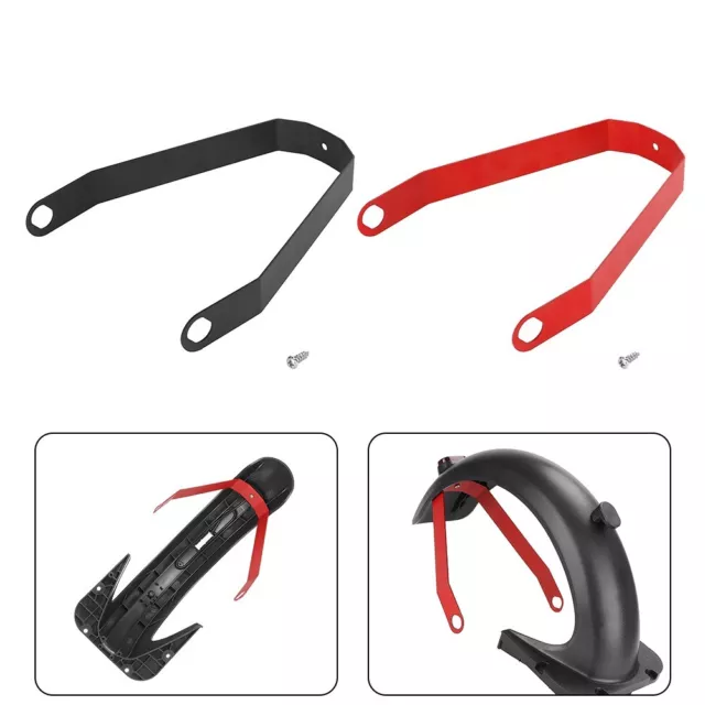 Electric Scooter Rear Fender Support Outdoor Metal Parts Red / Black 1 Pcs