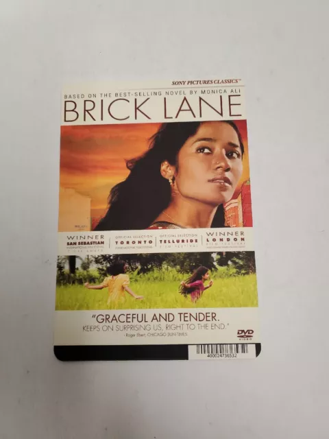 Brick Lane BLOCKBUSTER SHELF DISPLAY DVD BACKER CARD ONLY 5.5"X8"