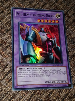 Evil Hero Lightning GOLEM DEL TUONO EROE MALVAGIO Ultra R Blu LDS3 IT028 • 1Ed 