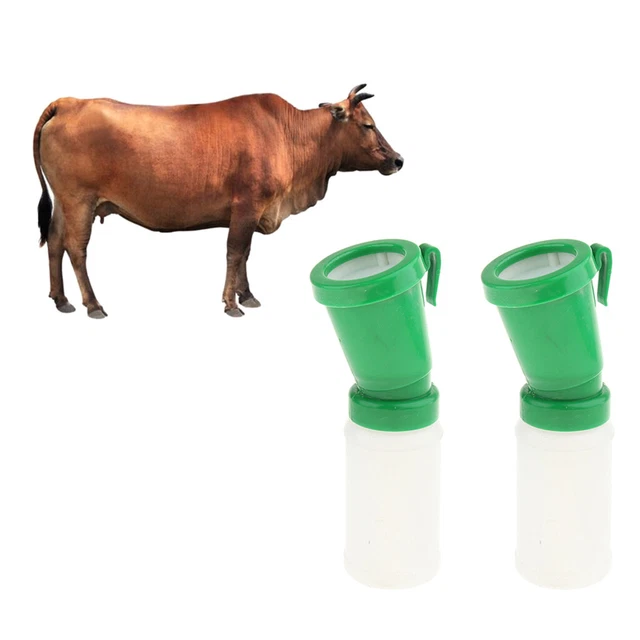 2x Desinfektionslösung für Zitzen Dip Becher zum Melken von Milchrindern Ziege
