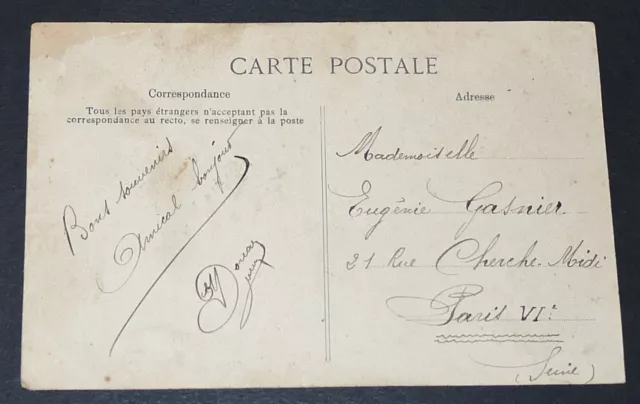 Cpa 1905 France Joinville-Le-Pont School Normal Gymnastics Militaria Octagon 2