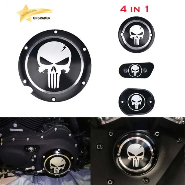 Skull Accessories Engine Derby Timer Cover For Harley Sportster Iron XL 883 1200