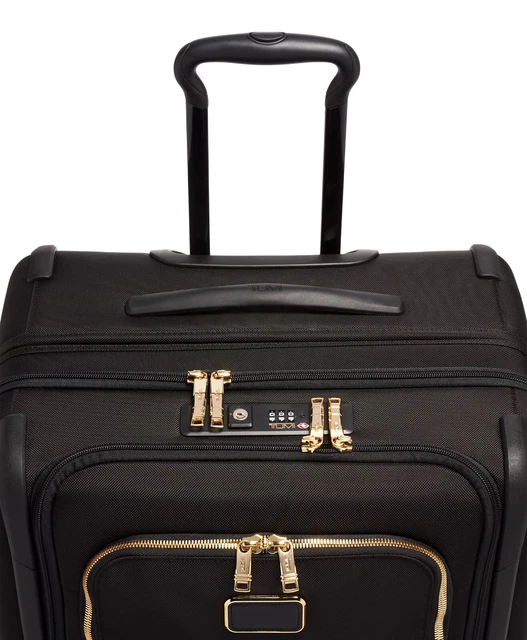 TUMI Alpha 3 Short Trip Expandable 4 Wheeled Packing Case Men & Women Black/Gold 6