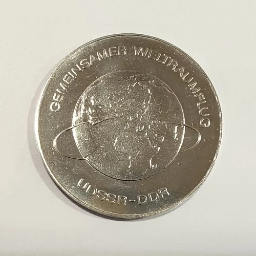 DDR, 10 Mark, 1978 A, Gemeinsamer Weltraumflug UDSSR - DDR, Silber, Gedenkmünze