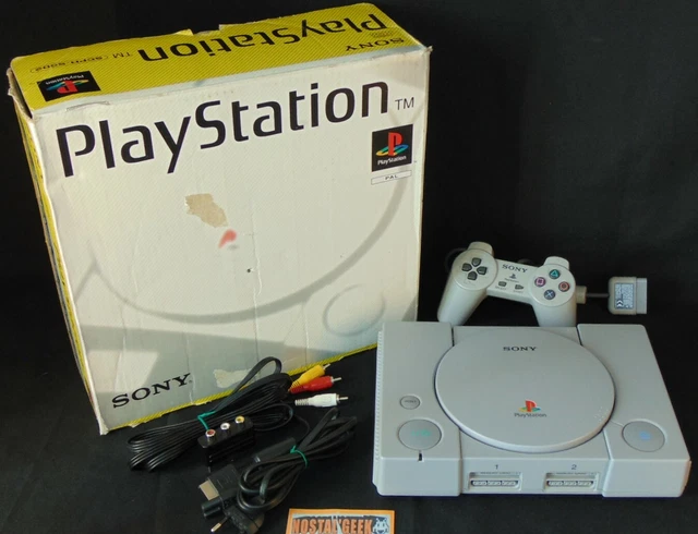 CONSOLE SONY PLAYSTATION 1 / PS1 SCPH-5502 en Boîte + Câbles, Manette & Notices EUR 119,95 - FR