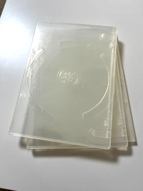15 einzelne schmale klare DVD-Hülle 7 mm Wirbelsäule brandneu leer normale Abdeckung