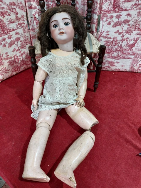 Ancienne Poupée Bernard Terrie 43 Cm – Reproduction Bébé Têteur – Fabrication Française
