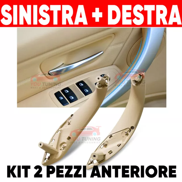 Set 2x MANIGLIe✅Anteriori SINISTRA+DESTRA Beige✅BMW Serie✅3 F30 F31 F34 M3 GT