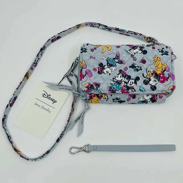 DISNEY MICKEY MOUSE & Friends Piccadilly Paisley RFID Crossbody Bag