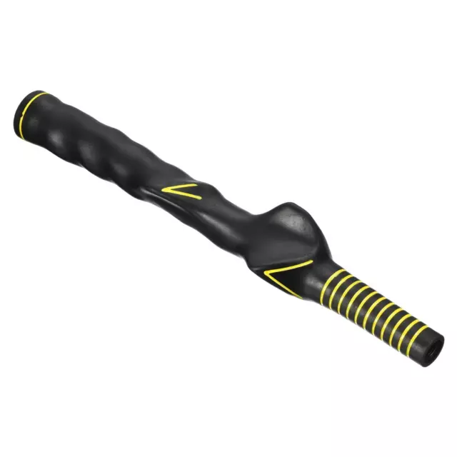 Golf Club Entrenamiento Agarre, Diestro Enseñanza Práctica , Negro Amarillo