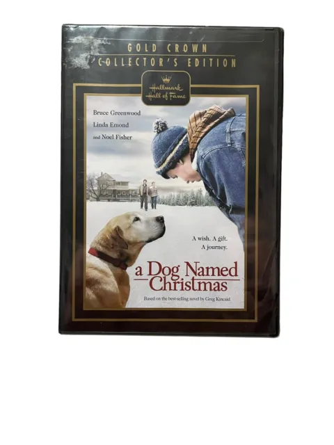 A Dog Named Christmas  - Hallmark Hall of Fame (DVD, 2009) Brand New Gold Crown