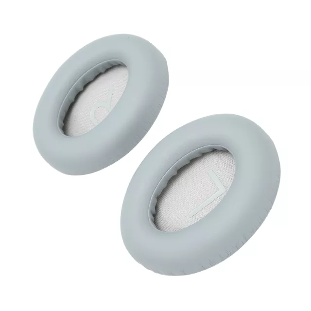 (Silver Gray)Ear Cushion Comfortable Ear Pads Soft Practical Easy To Install