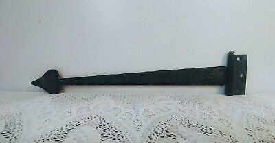 Antique Hand Forged Wrought Iron Barn Door Strap Hinge