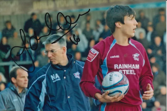 Jack Cork Hand Signed 6X4 Photo - Football Autograph - Scunthorpe United.