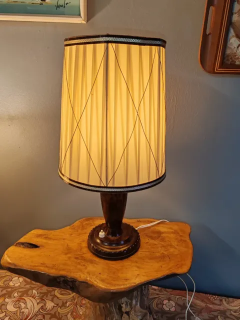 Vintage Bakelite Table Lamp, Art deco, good example, great gift