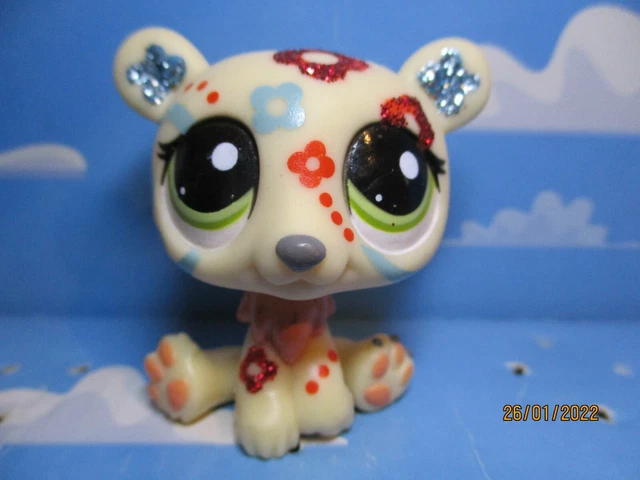 Ours Pailleté Littlest Pet Shop (LPS) N°2343 - Occasion, Bon état