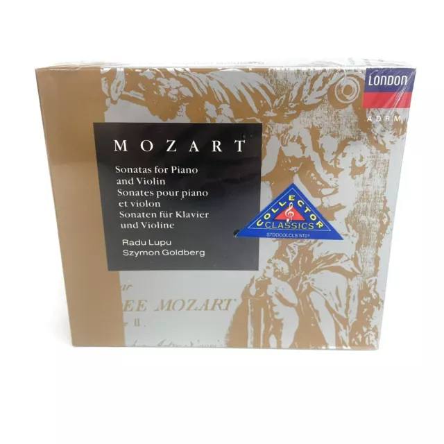 WOLFGANG AMADEUS Mozart Sonatas For Piano And Violin 4 CD Box Set New