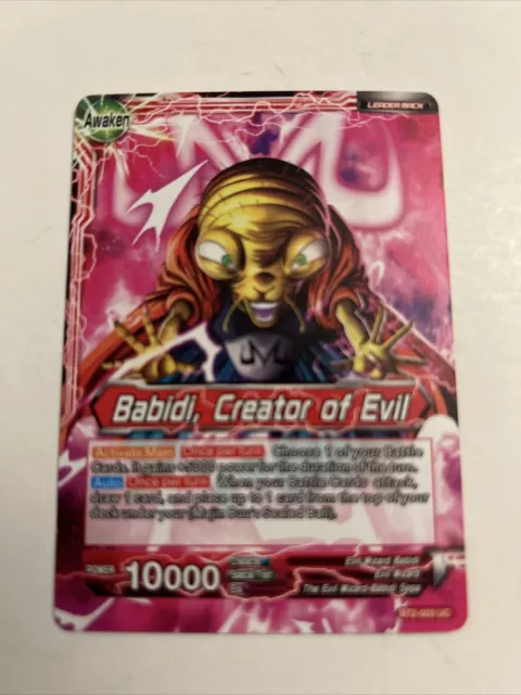 2017 Bandai Dragon Ball Super Leader Babidi, Creator of Evil BT2-003 UC