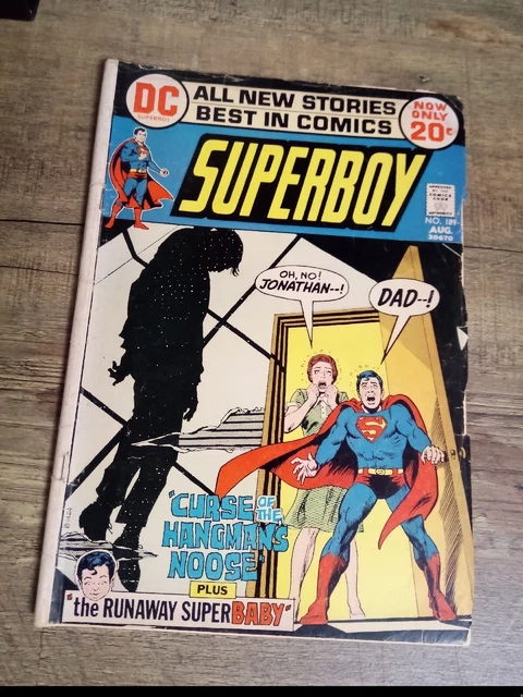 Superboy #189 FN Johnathan Kent Super Baby DC Comics 1972 Bronze Age