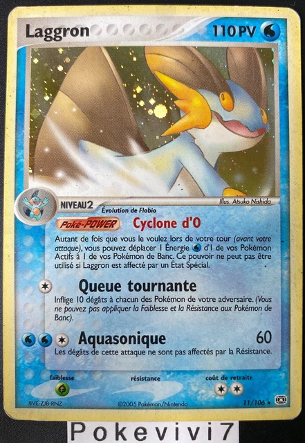 Carte Pokemon LAGGRON 11/106 Holo Bloc EX Emeraude FR
