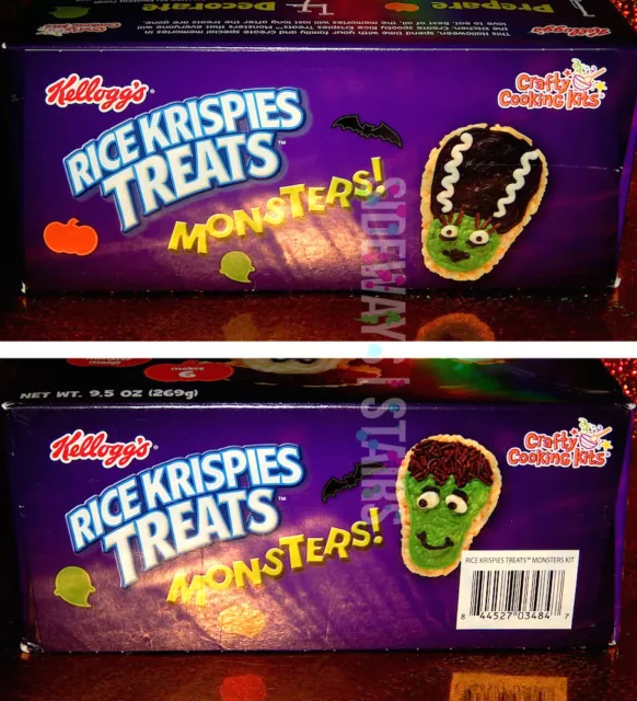 RICE KRISPIES TREATS MONSTERS KIT W/ MOLD Halloween treat monster mummy vampire 3