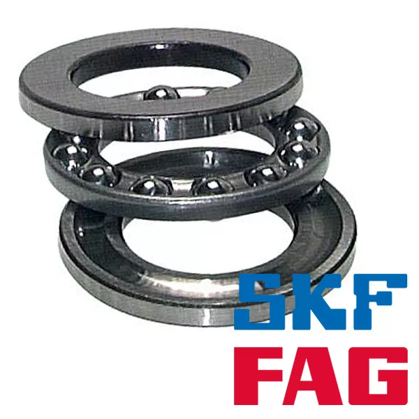 SKF / FAG Axial Kugellager 10mm bis 130mm DIN 711 - Axial Rillenkugellager