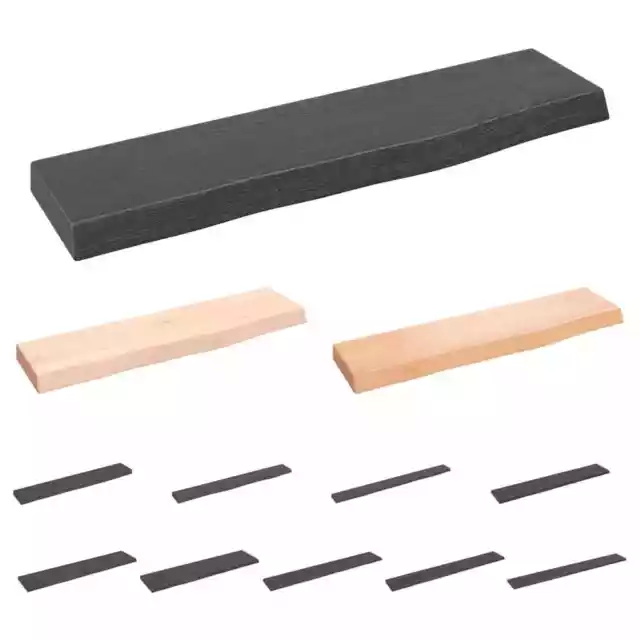 Estante de Pared Tablero Balda Superficie Escritorio Madera Maciza Roble vidaXL