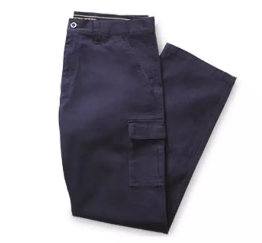 NEW Workzone Navy Blue Cotton Cargo Work Pants Ladies Size 14 80cm RRP$50