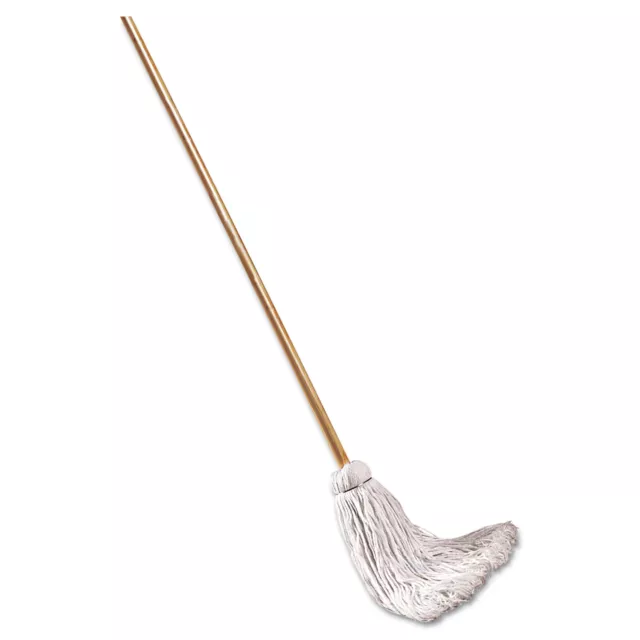 Boardwalk Deck Mop; 48" Wooden Handle 12oz Cotton Fiber Head 6/Pack 112C