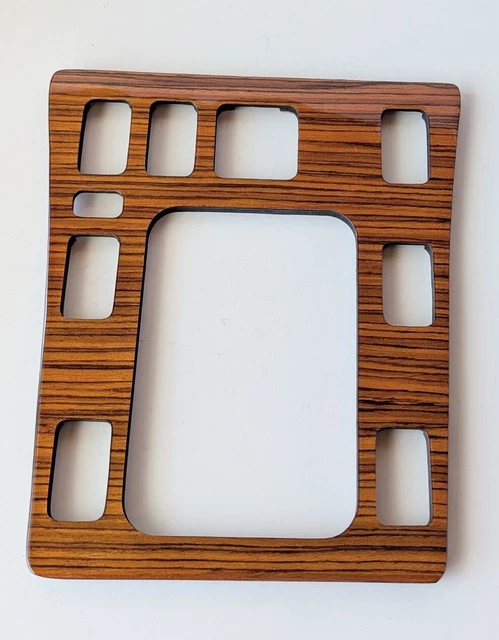 SCHALTKONSOLE ECHT ZEBRANO HOLZ WOOD FÜR MERCEDES R107 GR. WARNBLINKER 42