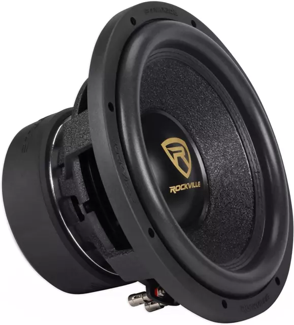 W12K9D2 12" 4000W Peak Car Audio Subwoofer Dual 2-Ohm Sub 1000W RMS CEA Rated,Bl