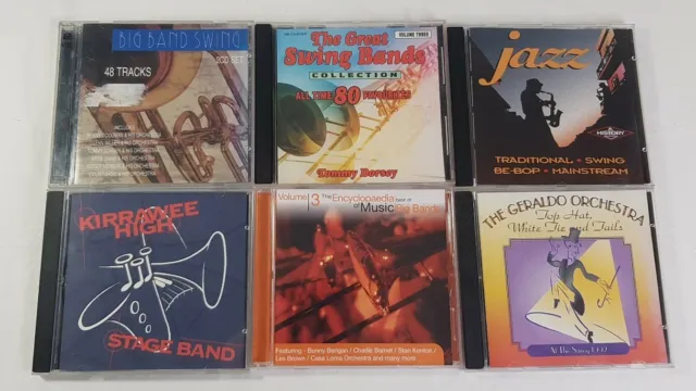 Jazz Swing Music 6 Pack of CDs Big Band Swing The Geraldo Orchestra Jazz History