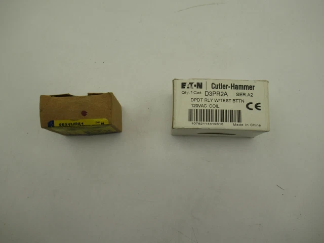 Eaton D3PR2A Relay 120VAC with Square D 8501NP51 Socket