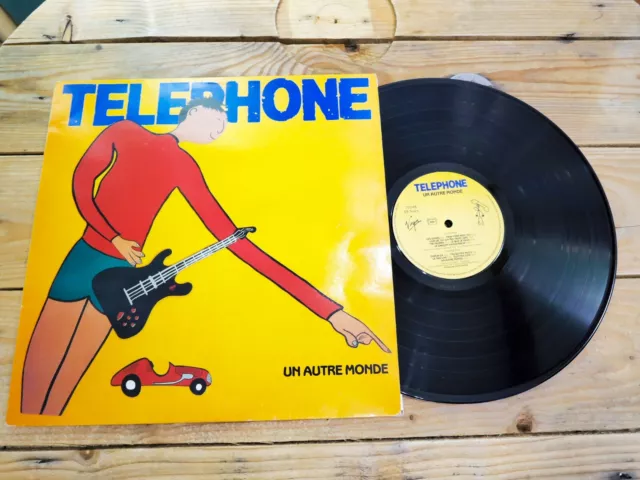 Telephone Un Autre Monde Lp 33T Vinyle Ex Cover Ex Original 1984