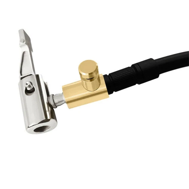 4 Adaptateurs Valve Laiton Moto Vélo - Rallonge Pneu - Or - Neufs
