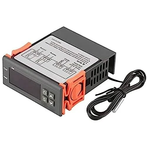 ARCELI Contrôleur de température numérique AC 110V-220V Fahrenheit/Centigrade...