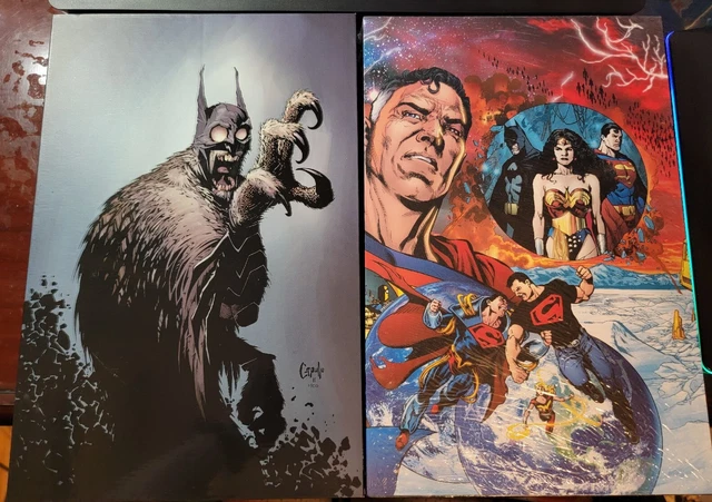 Absolute Batman: The Court of Owls Autographed & Absolute INFINITE CRISIS NEW