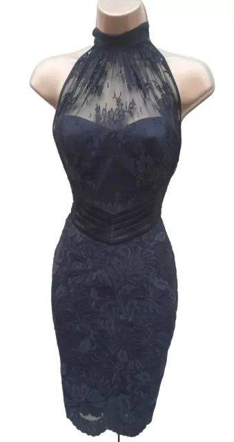 12 Abito da sposa vittoriano Karen Millen UK Karen Millen nero applique pizzo 3