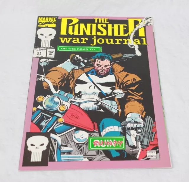 Marvel Comics: The Punisher War Journal Vol.1 #51 February 1993 (T-1 #129)